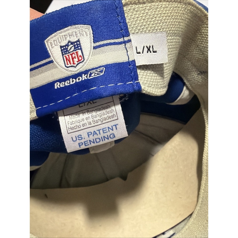 Reebok NFL New York Giants Football Logo Hat Cap Size L/XL - Picture 5 of 5